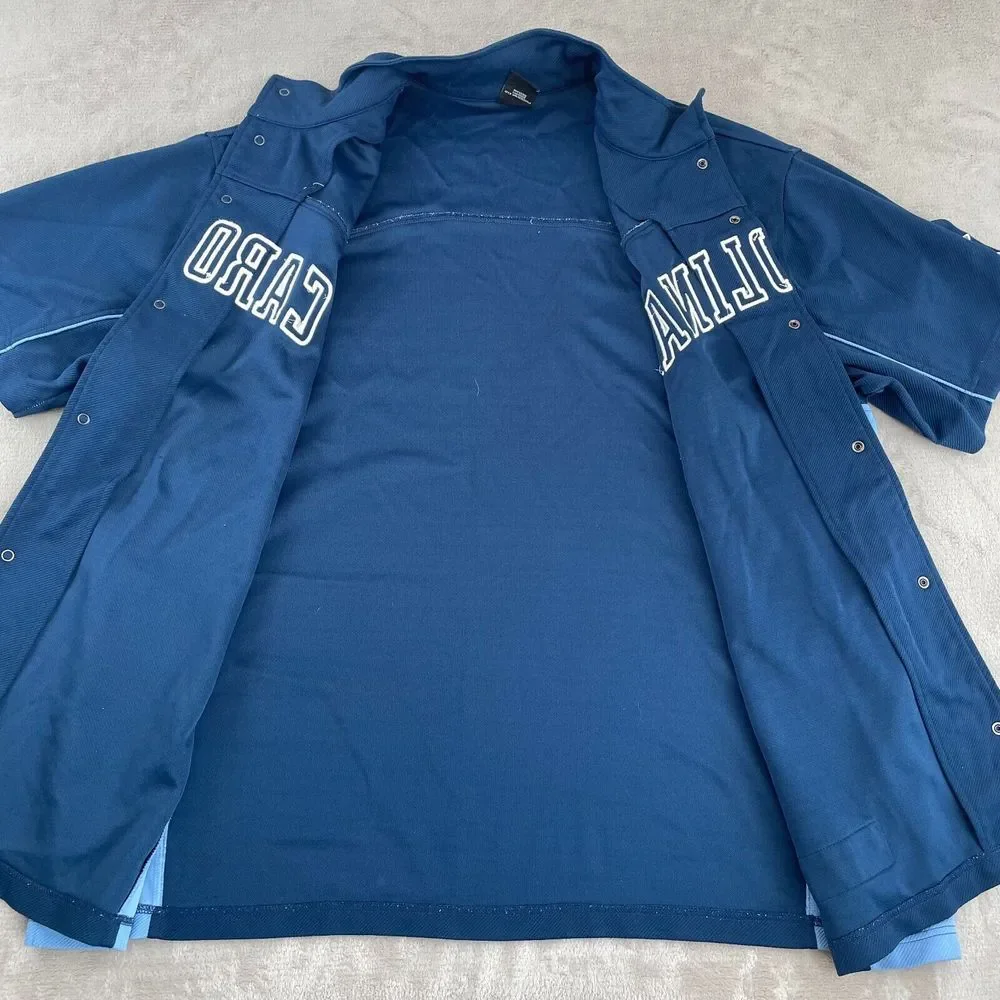VTG Air Jordan North Carolina‎ Tar Heels Shooting Shirt 2XL Blue Warm Up Nike